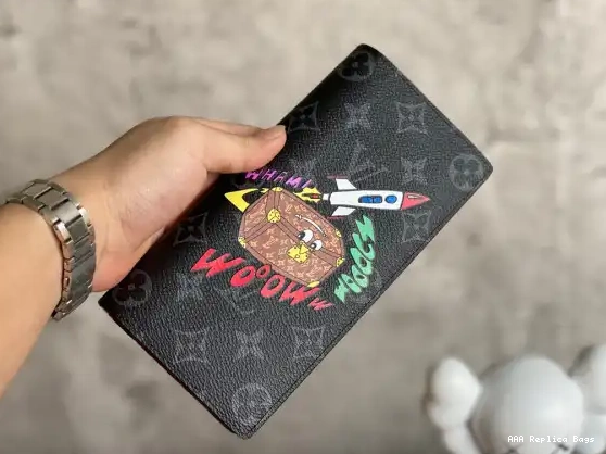 Aaa replica bags BRAZZA VUITTON LOUIS WALLET 0706